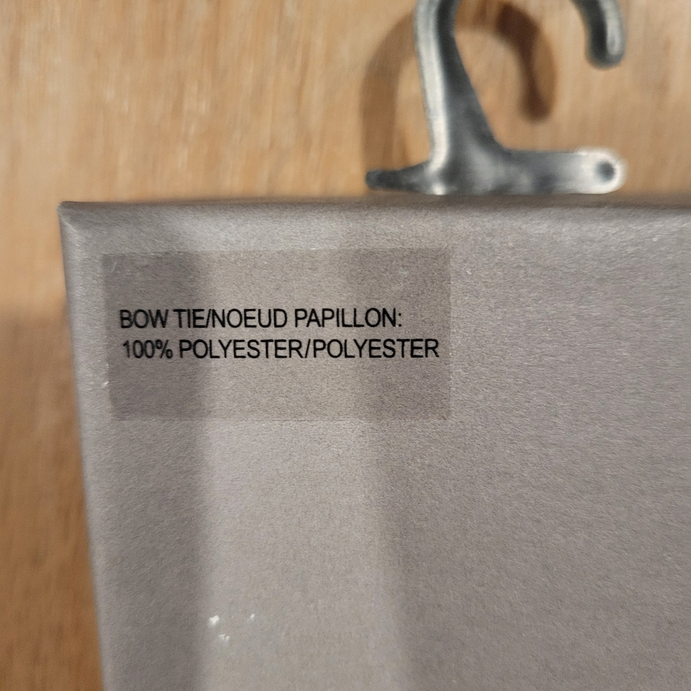 Van Heusen Adjustable Blue Striped Bow Tie New - Picture 4 of 5